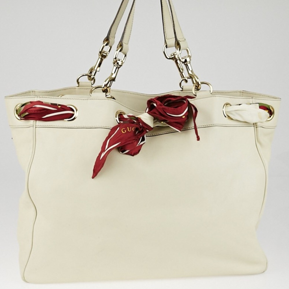 Gucci Positano Leather Tote Large